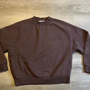 Essentials Brown Crewneck